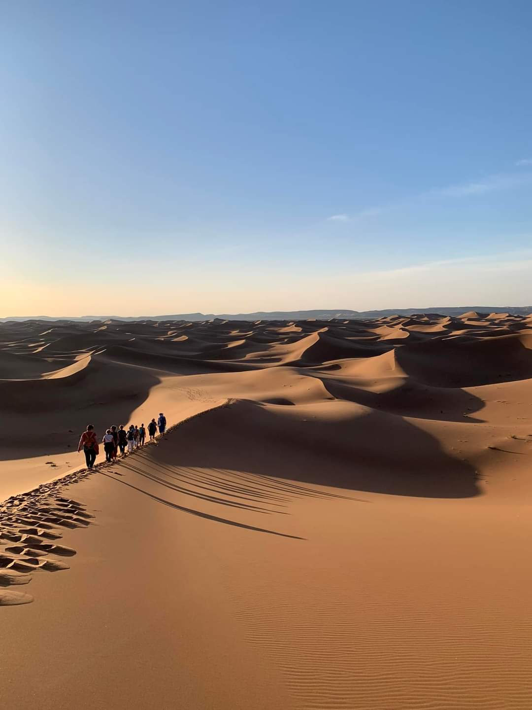 Wichtes über die marokkanische Wüste